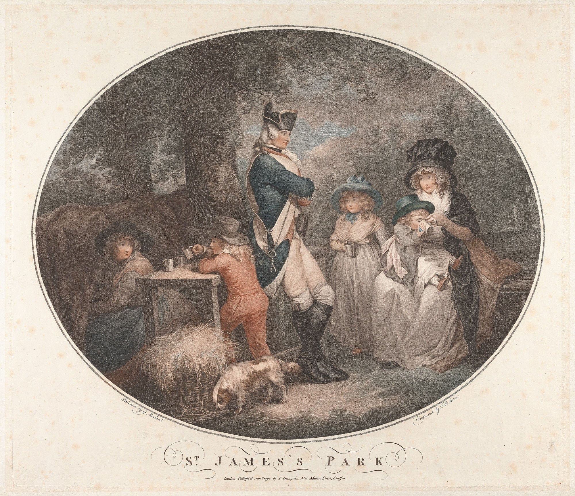 St James Park by George Morland