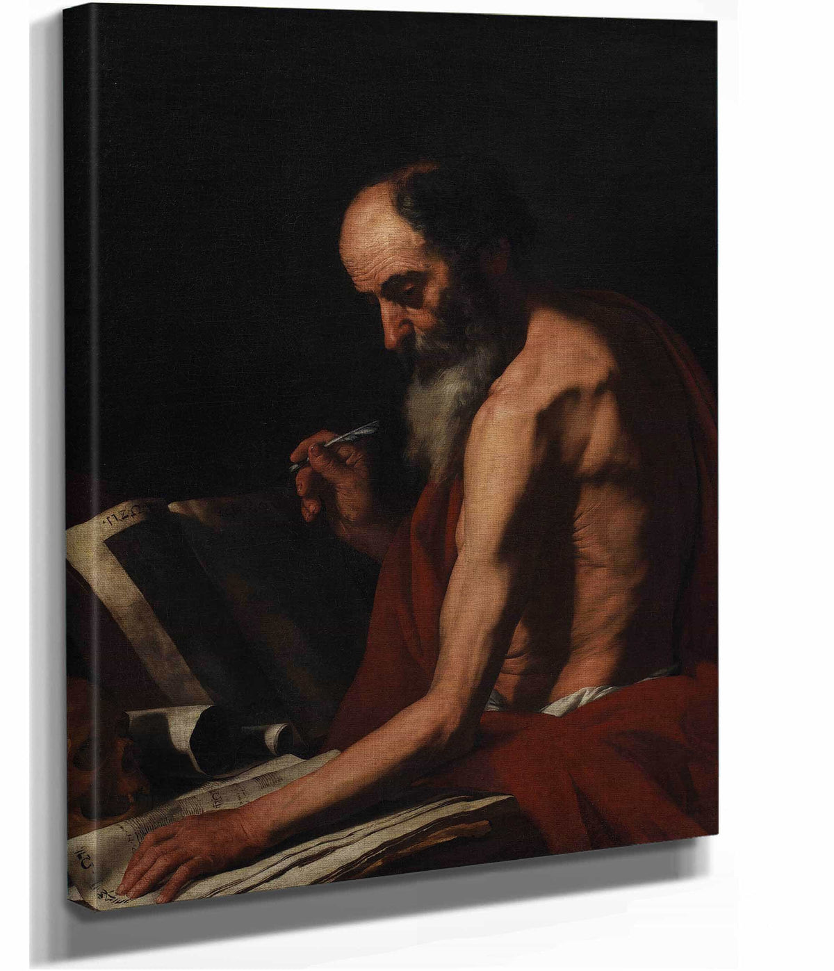 St Jerome by Jusepe De Ribera