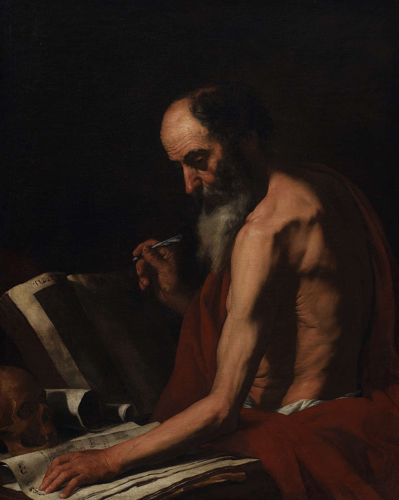 St Jerome by Jusepe De Ribera