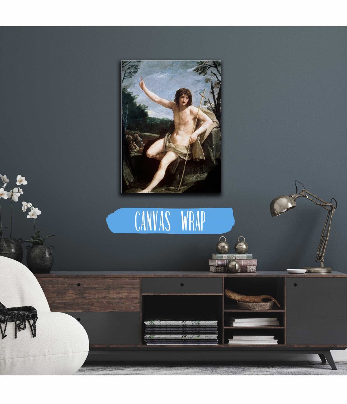 St John The Baptist In The Wilderness by Guido Reni