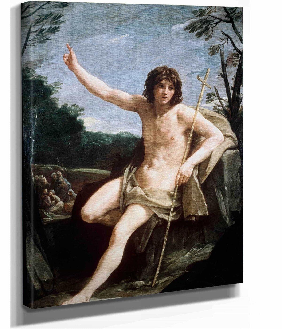 St John The Baptist In The Wilderness by Guido Reni