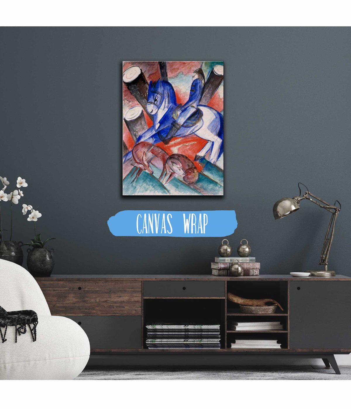 St Julian The Hospitaler by Franz Marc