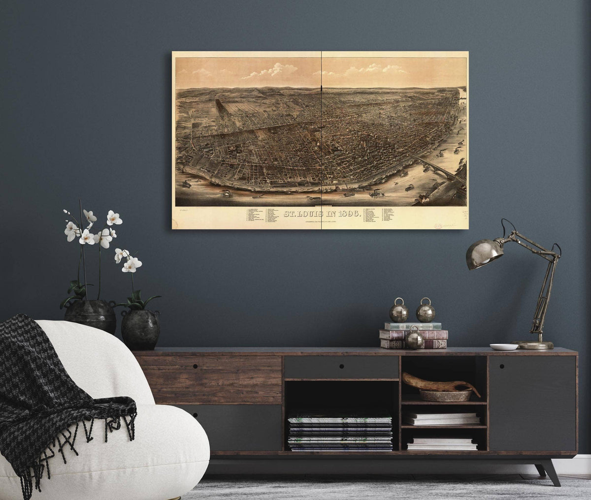 St Louis In 1896  State Of Missourri