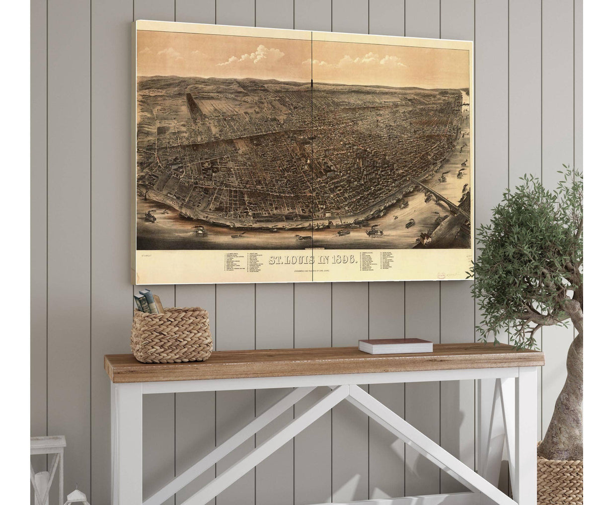 St Louis In 1896  State Of Missourri