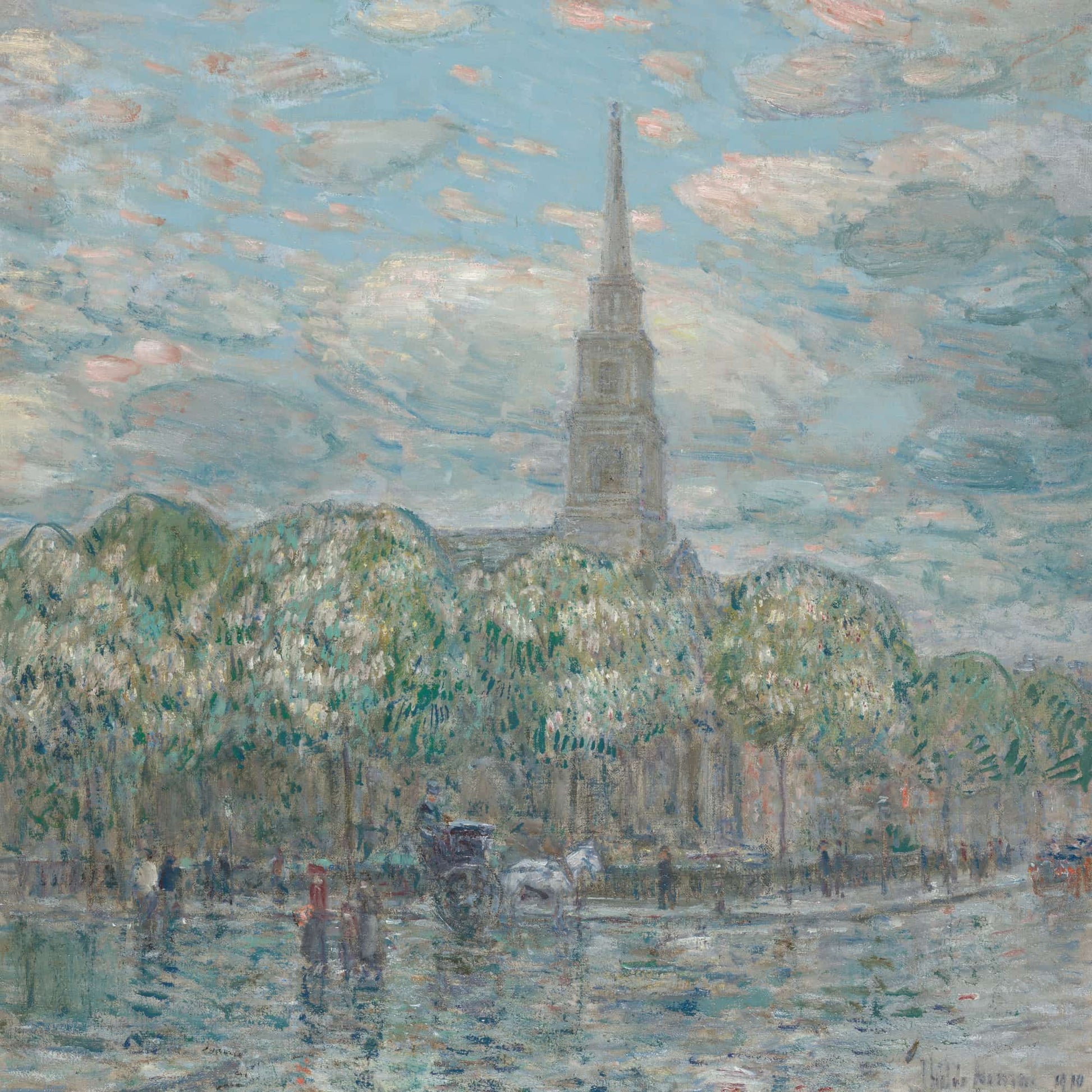 St. Marks In The Bowery by Childe Hassam
