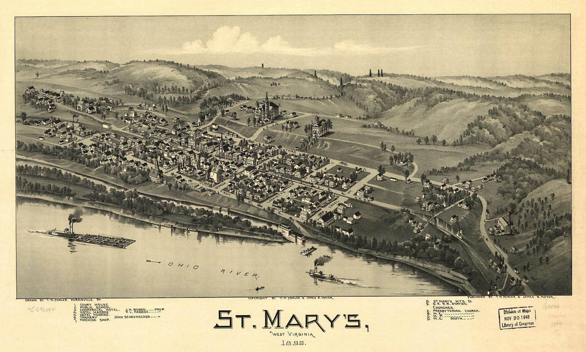 St Marys West Virginia 1899  State Of West Virginia