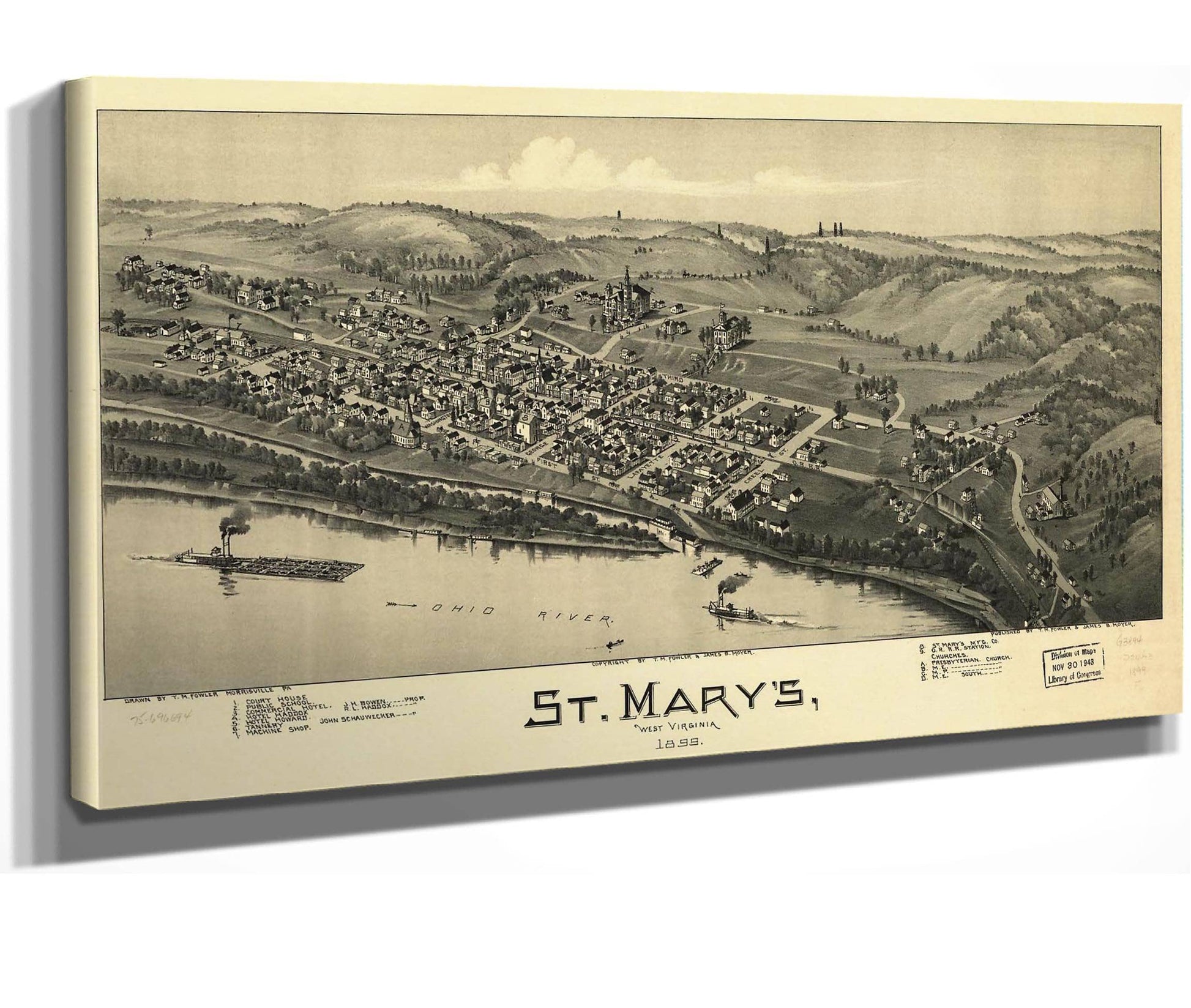 St Marys West Virginia 1899  State Of West Virginia