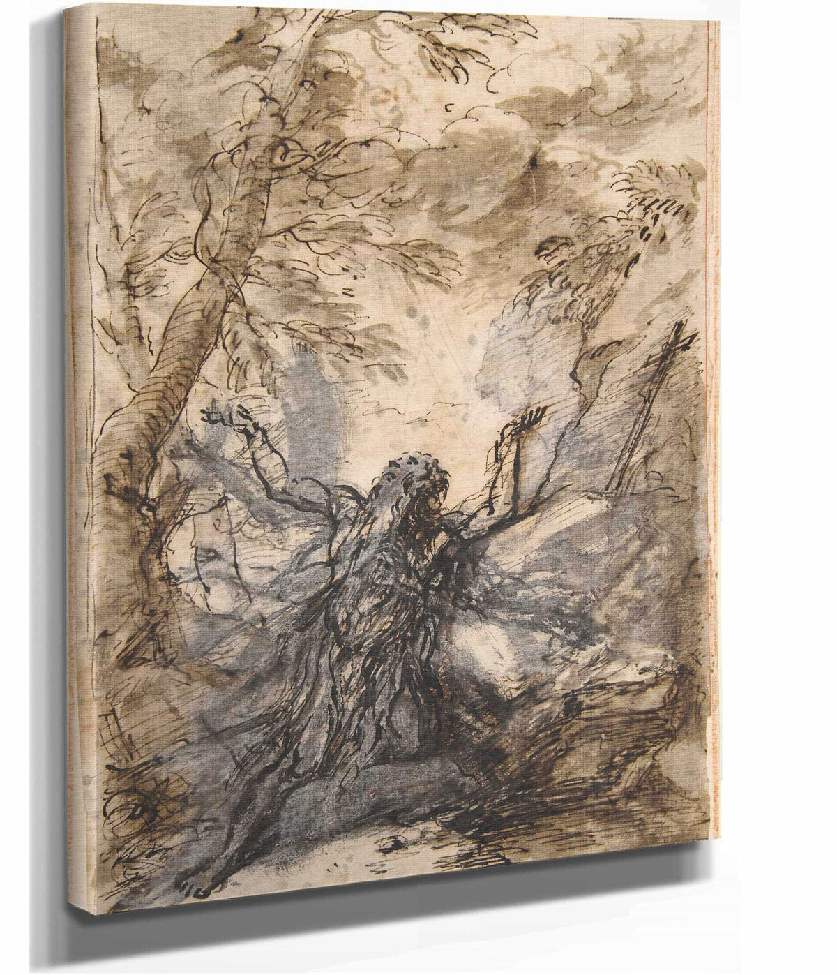 St Paul Hermit   by Salvator Rosa