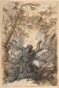 St Paul Hermit   by Salvator Rosa
