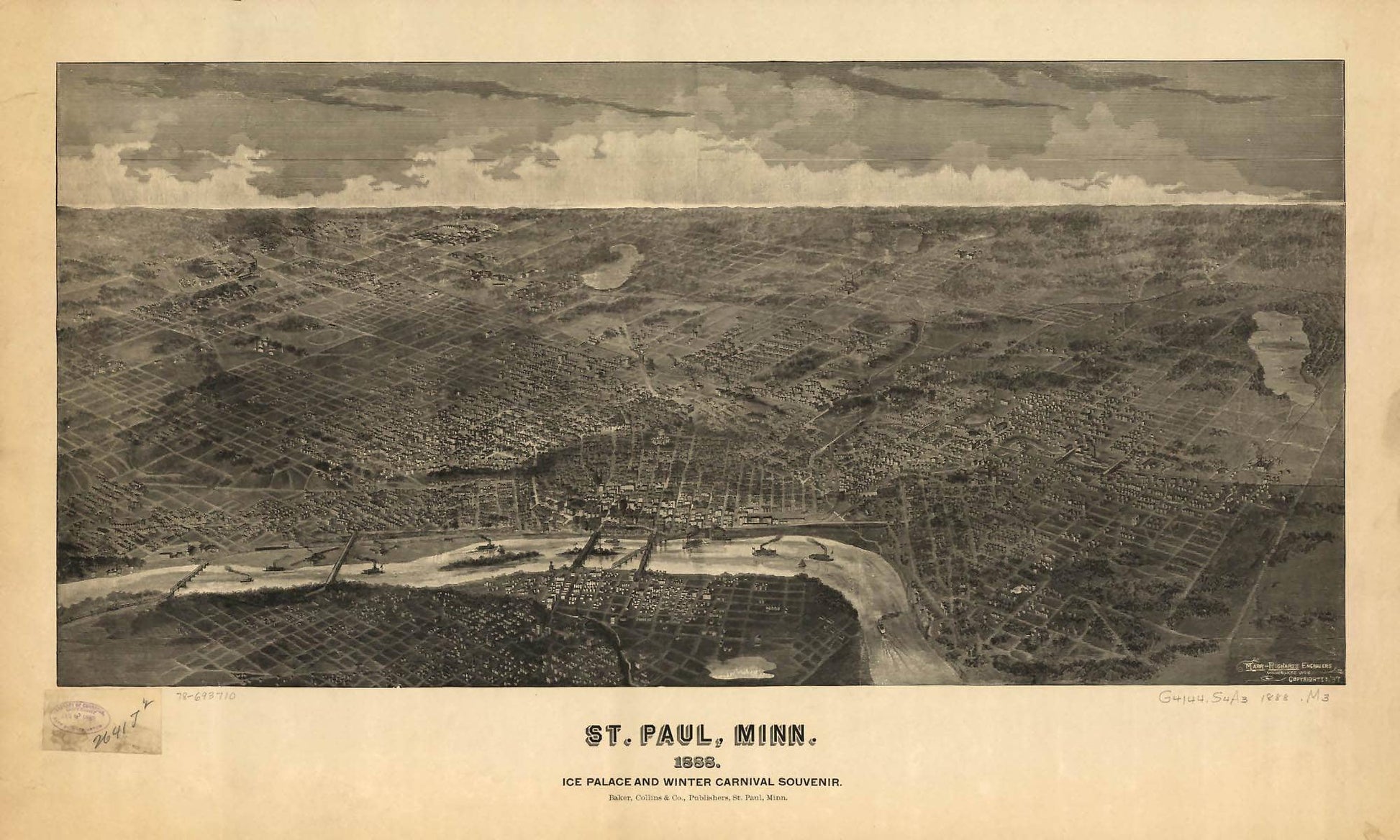 St Paul Minn  Ice Palace And Winter Carnival Souvenir  State Of Minnesota