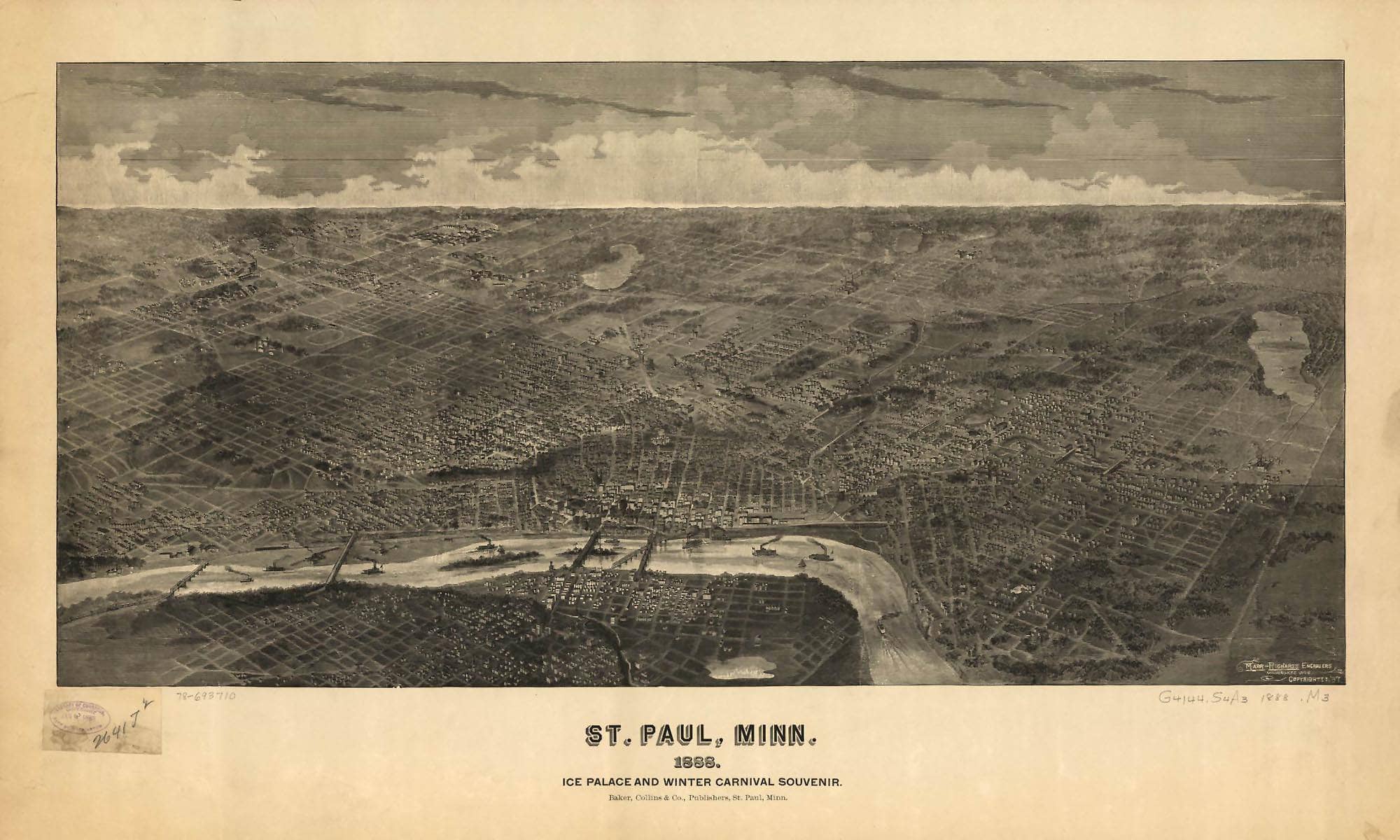 St Paul Minn  Ice Palace And Winter Carnival Souvenir  State Of Minnesota