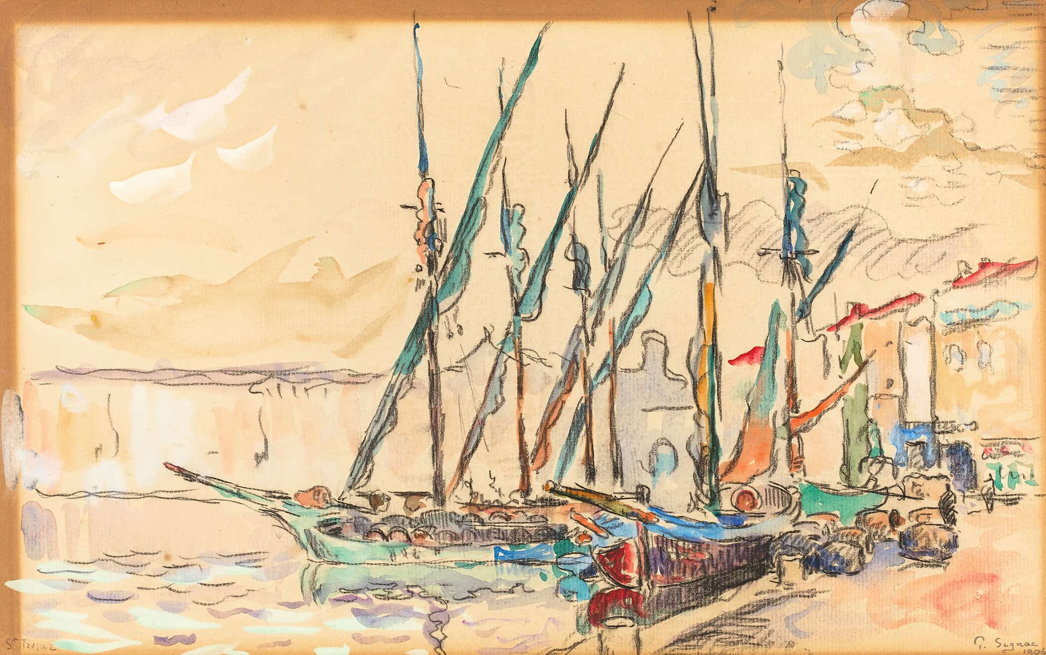 St Tropez by Paul Signac