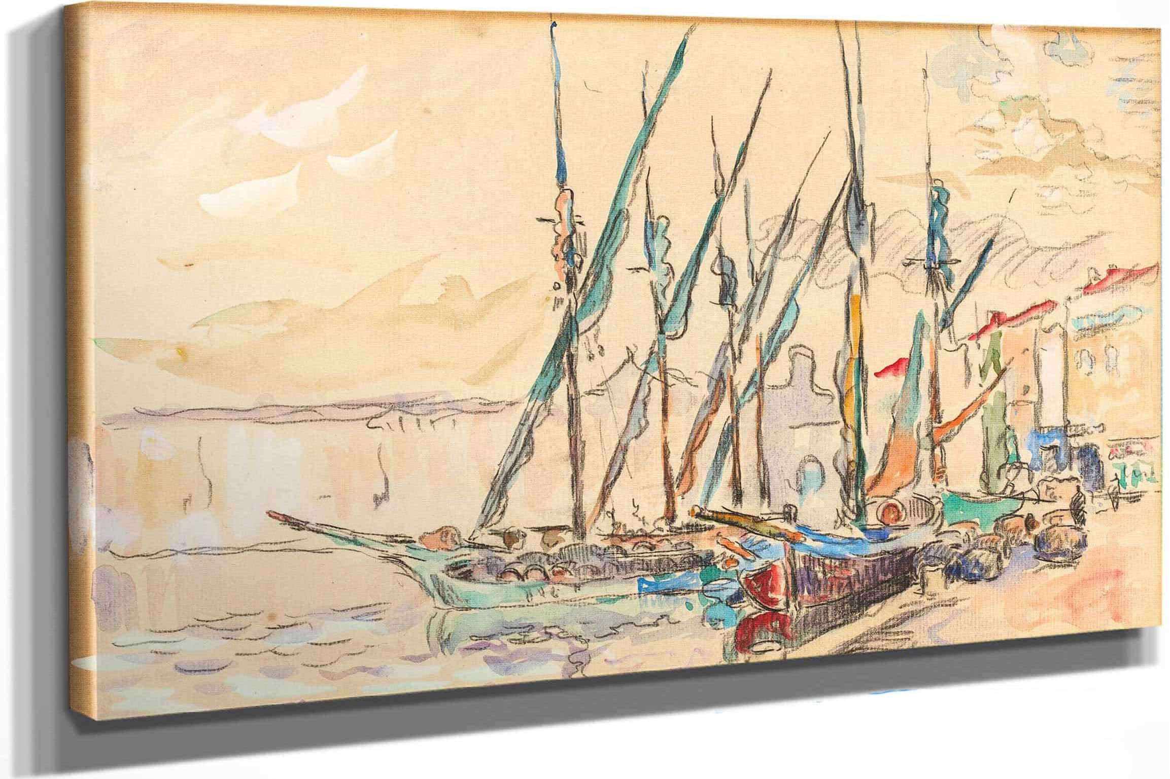 St Tropez by Paul Signac