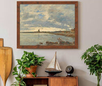 St Vaast La Hougue by Eugene Boudin