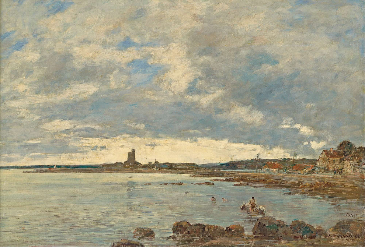 St Vaast La Hougue by Eugene Boudin
