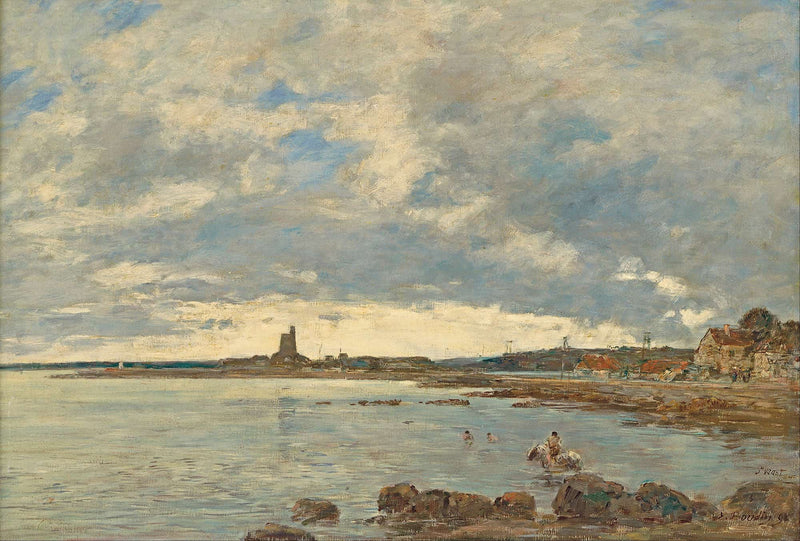 St Vaast La Hougue by Eugene Boudin