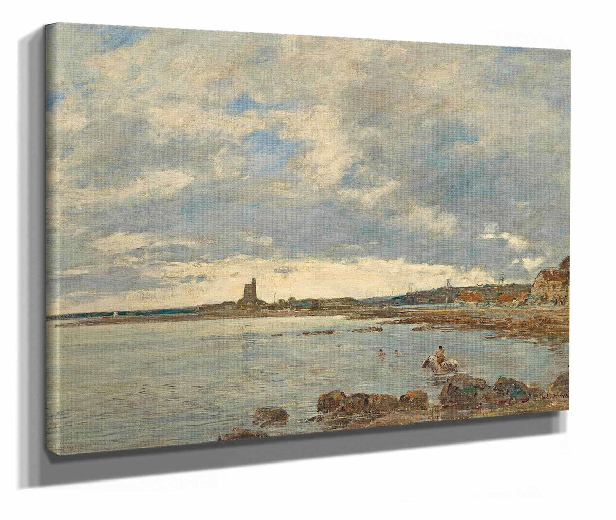 St Vaast La Hougue by Eugene Boudin