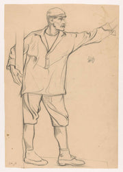 Staande Man Met Uitgestrekte Arm by Richard Nicolaus Roland Holst