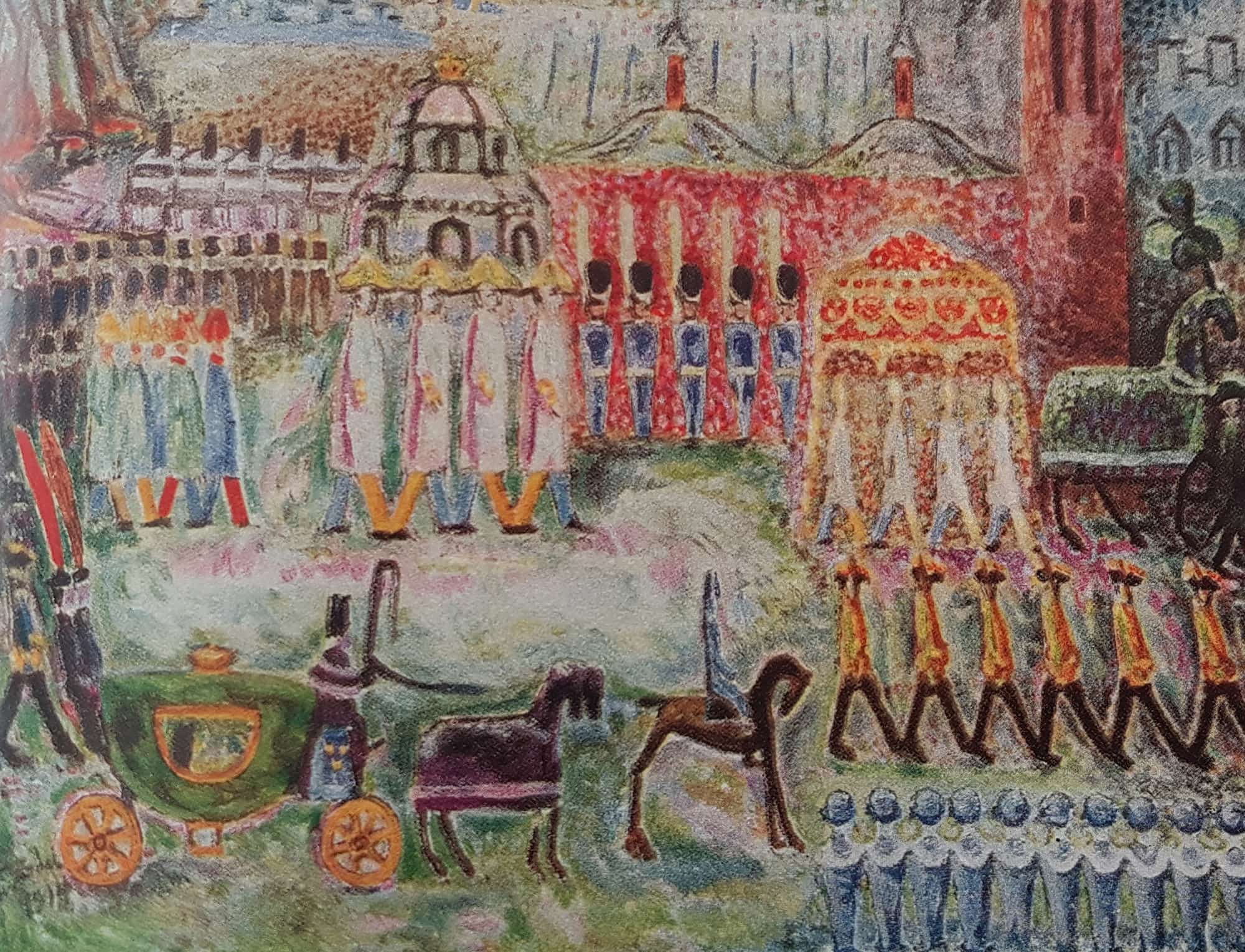 Stadsbild by Nils Dardel