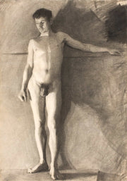 Staende Mandlig Model by Vilhelm Hammershoi