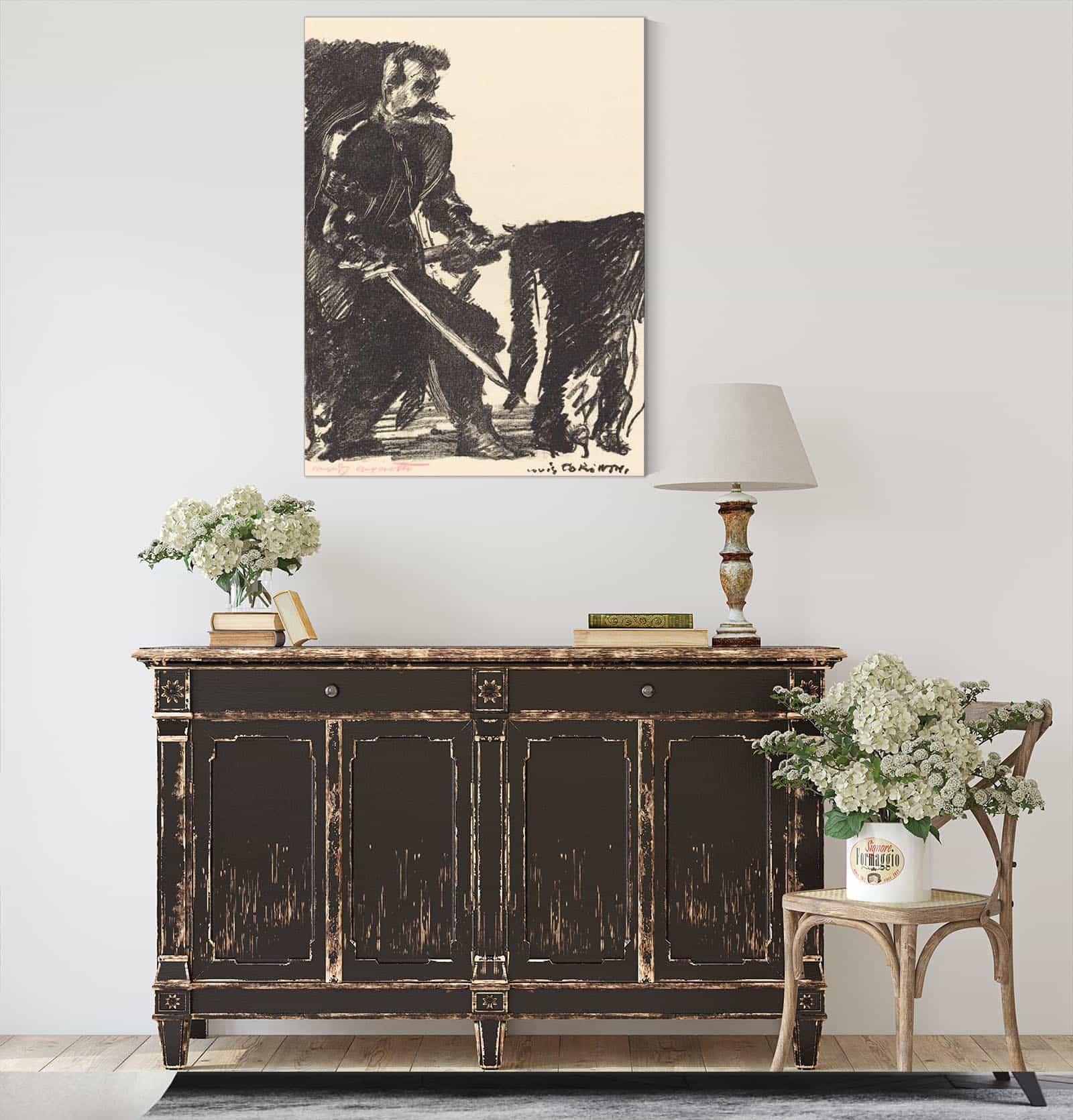 Standard Bearer Bannertrager by Lovis Corinth