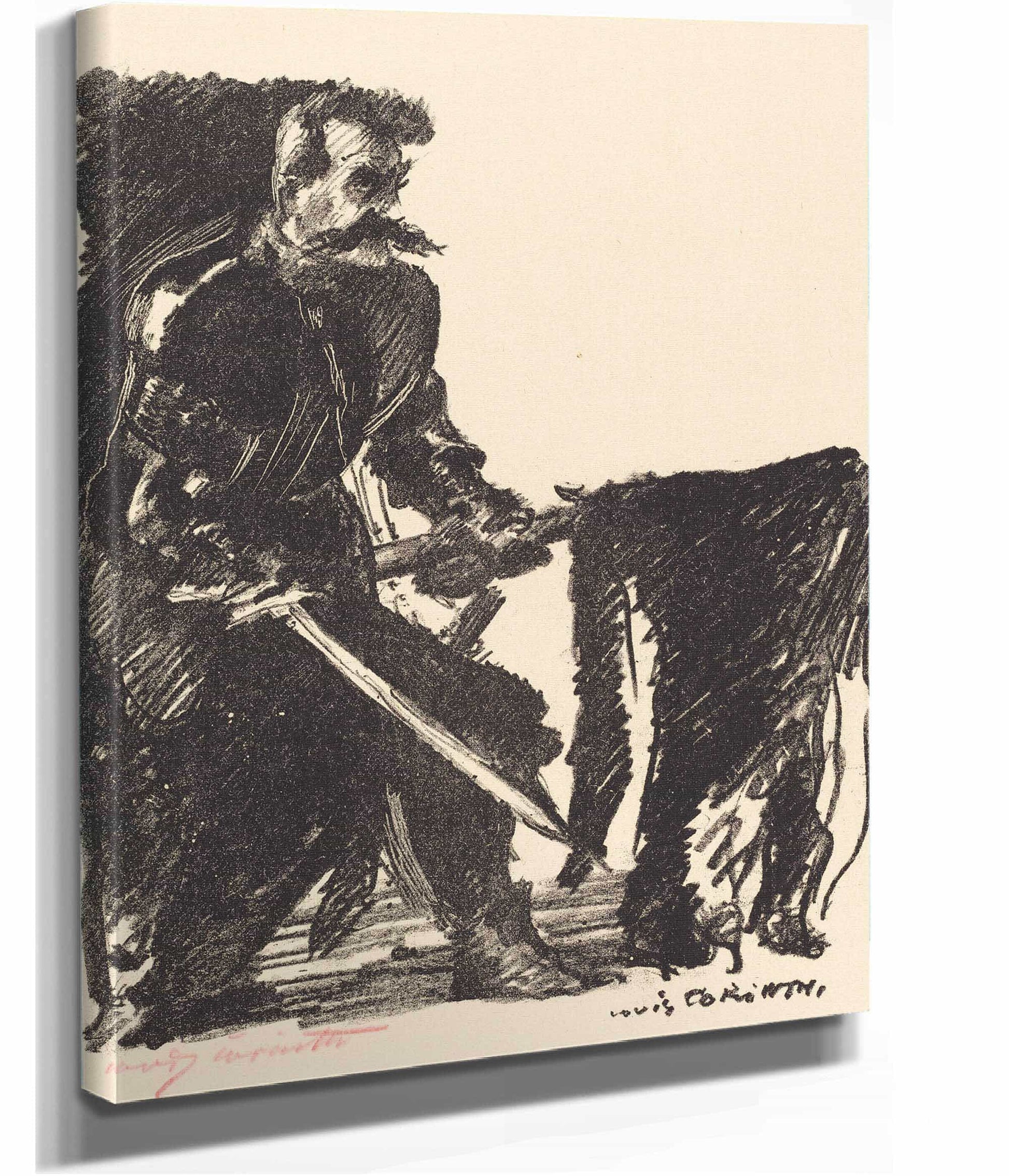 Standard Bearer Bannertrager by Lovis Corinth