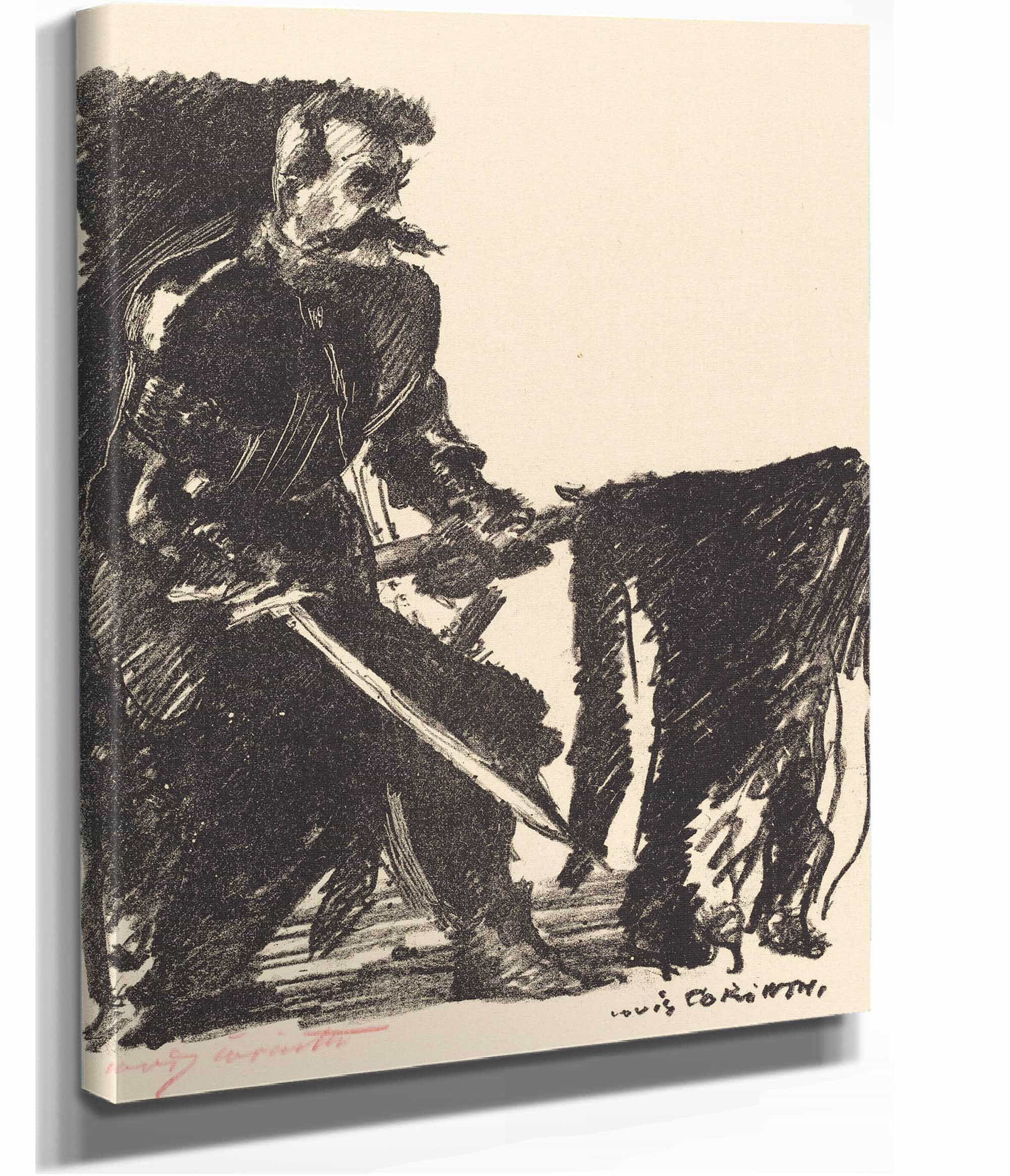 Standard Bearer Bannertrager by Lovis Corinth