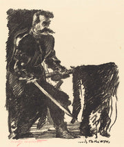 Standard Bearer Bannertrager by Lovis Corinth
