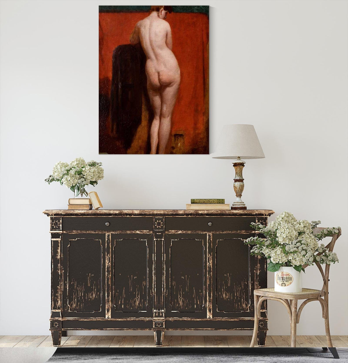 Standing Female Nude And Circa by William Etty