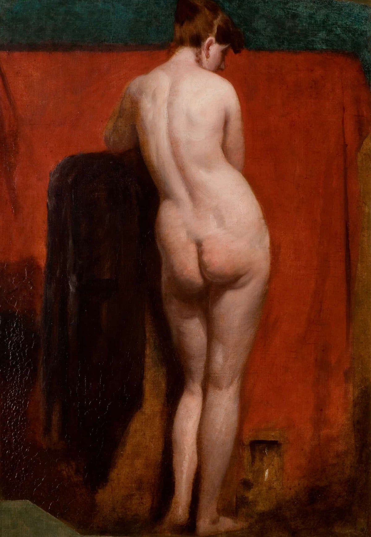 Standing Female Nude And Circa by William Etty