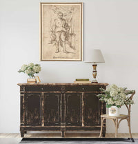 Standing Male Figure Study For A Portrait   by Bartolome Esteban Murillo