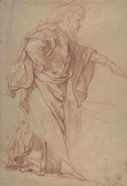 Standing Male Figure With Left Arm Extended Th Century by Charles Joseph Natoire