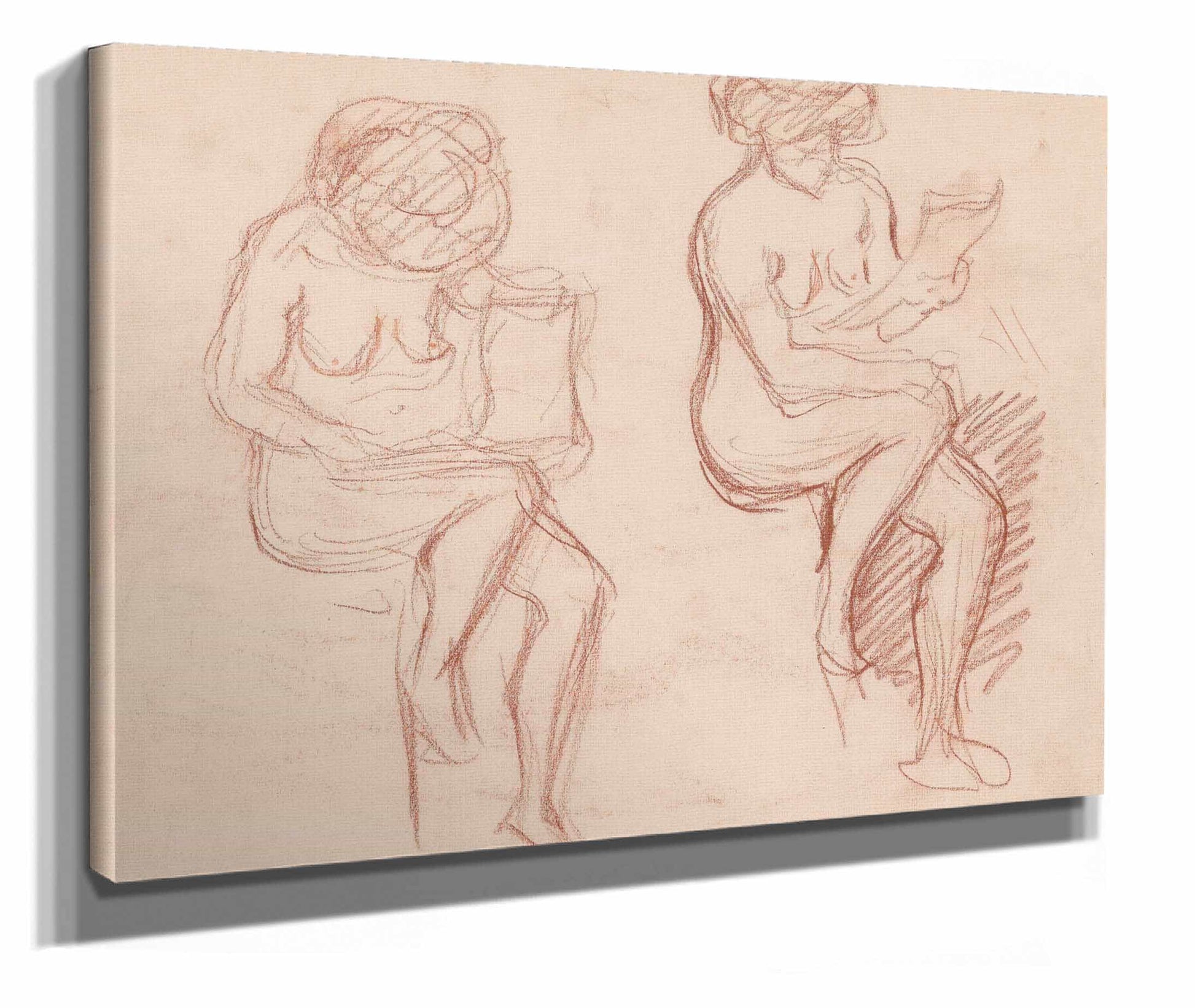 Standing Nude by Jules Schmalzigaug