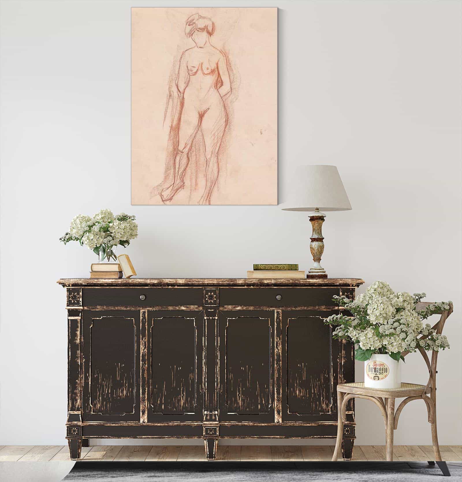 Standing Nude by Jules Schmalzigaug