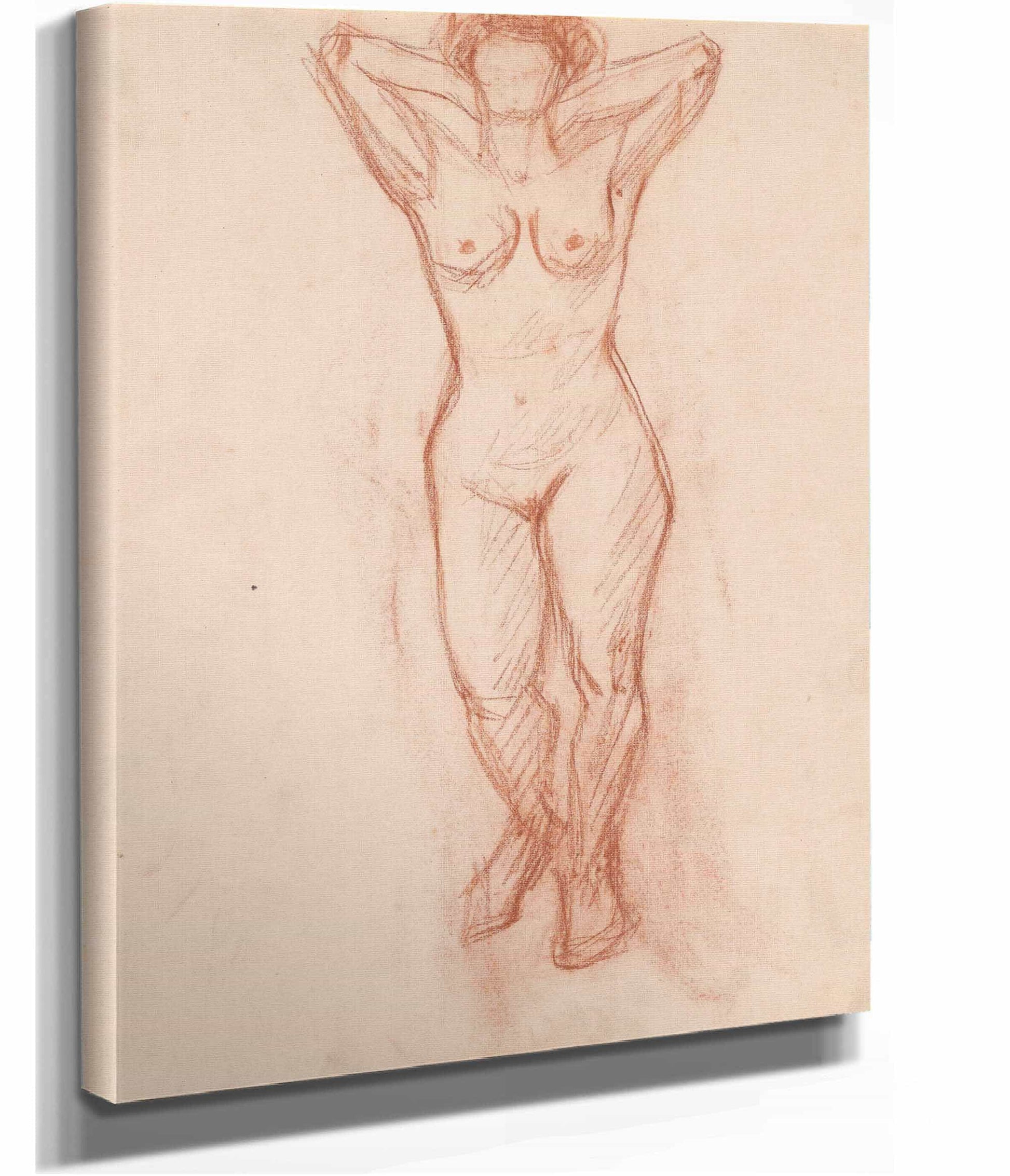 Standing Nude by Jules Schmalzigaug