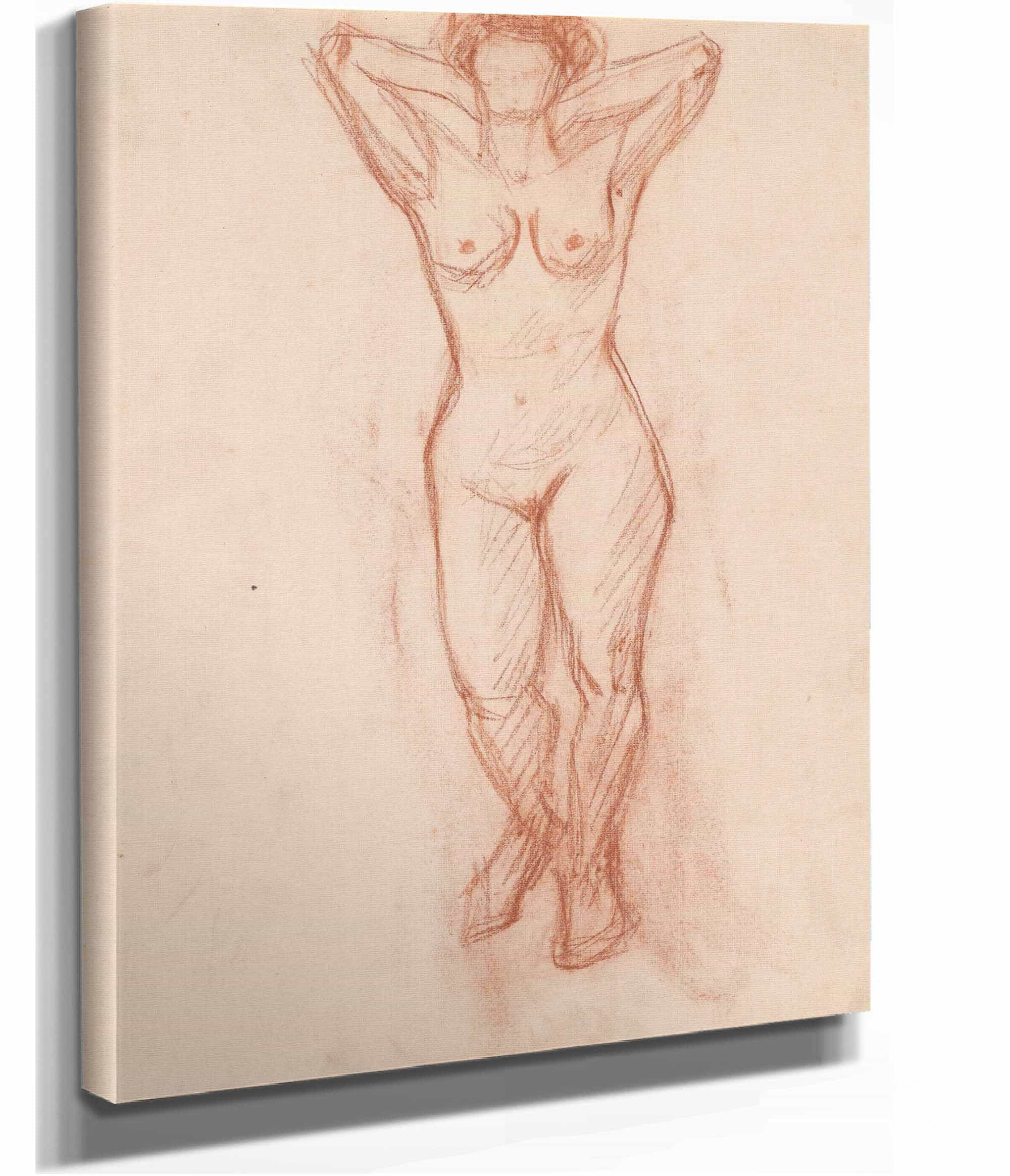 Standing Nude by Jules Schmalzigaug