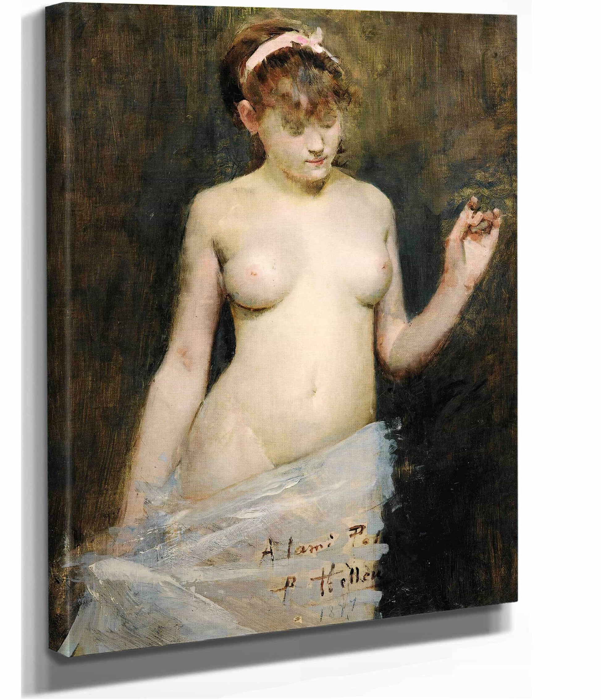 Standing Nude by Paul Cesar Helleu