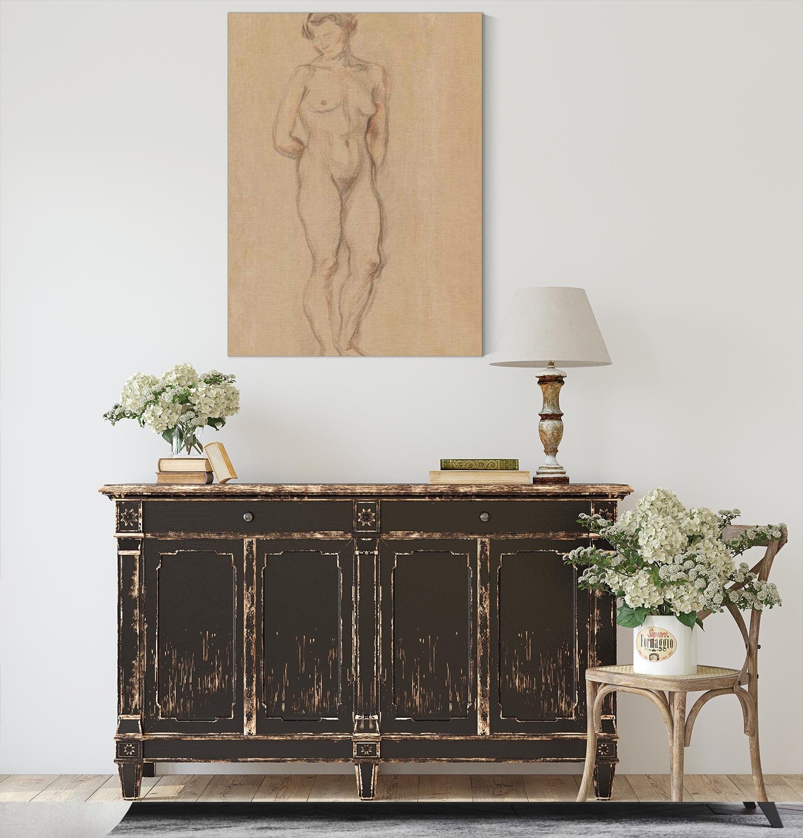 Standing Nude by Zygmunt Waliszewski