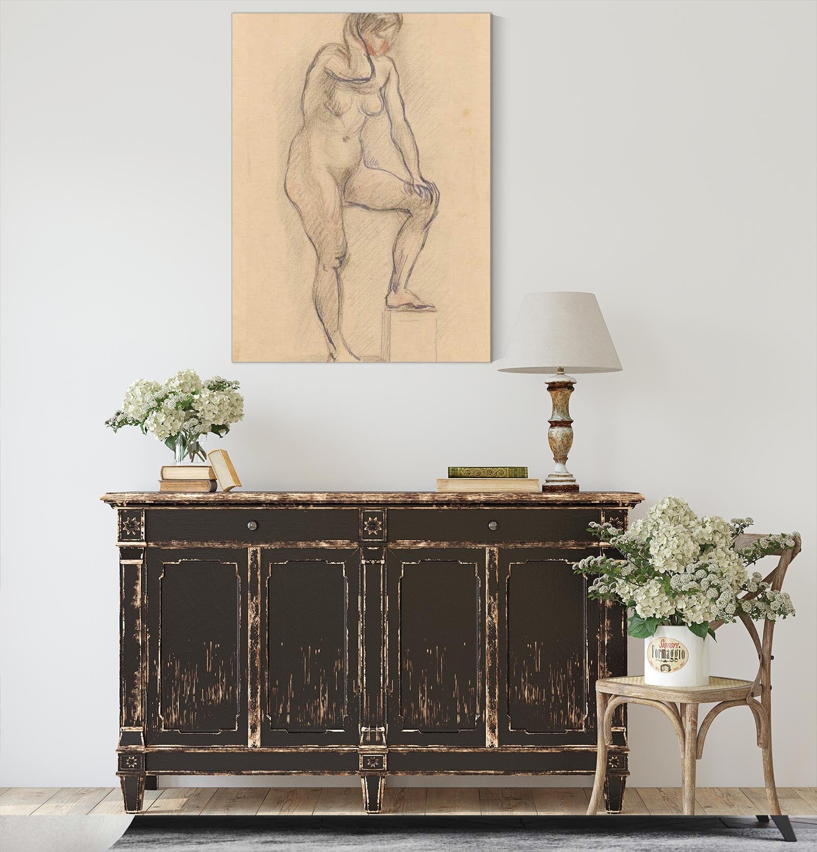 Standing Nude  by Zygmunt Waliszewski