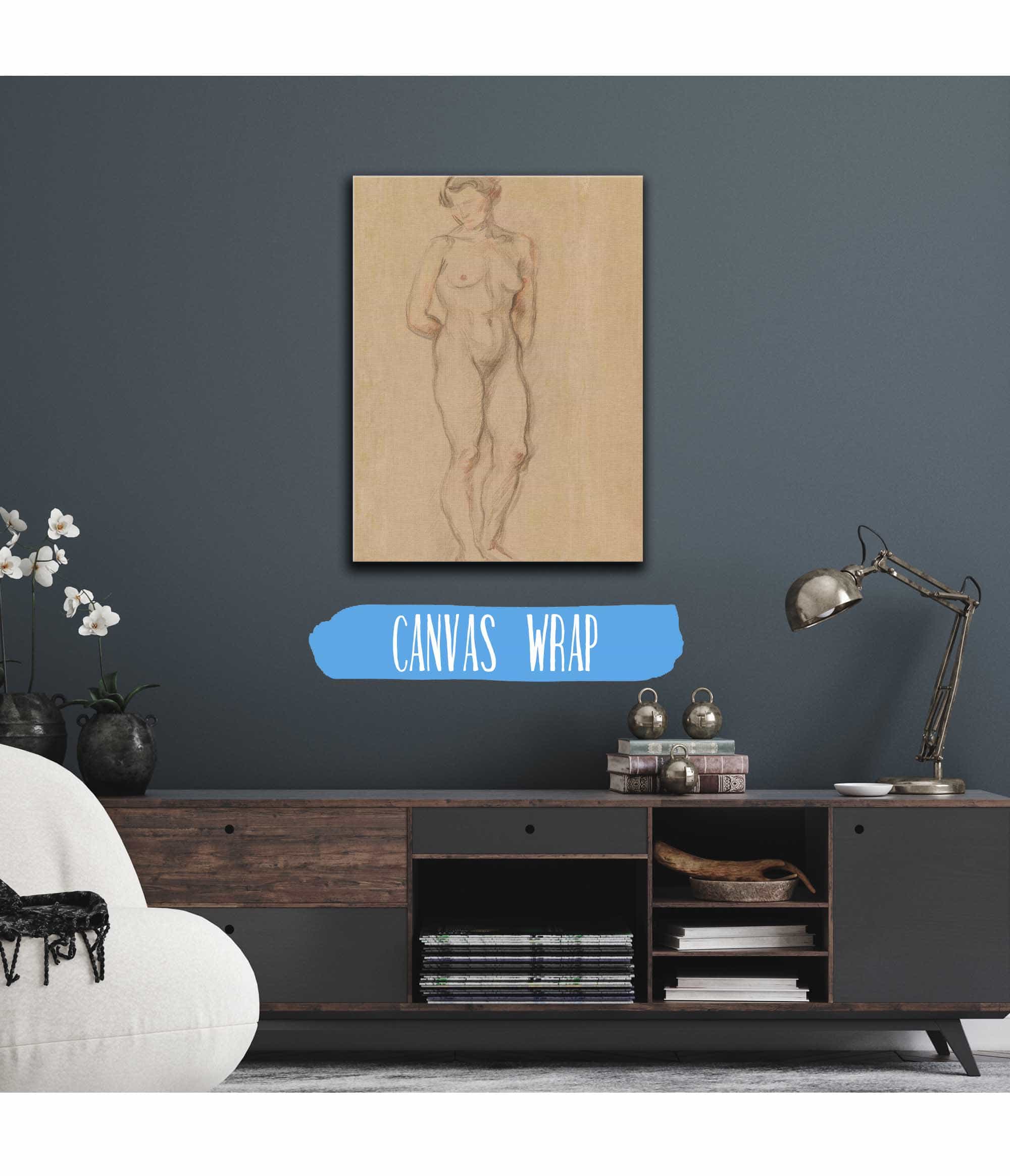 Standing Nude by Zygmunt Waliszewski