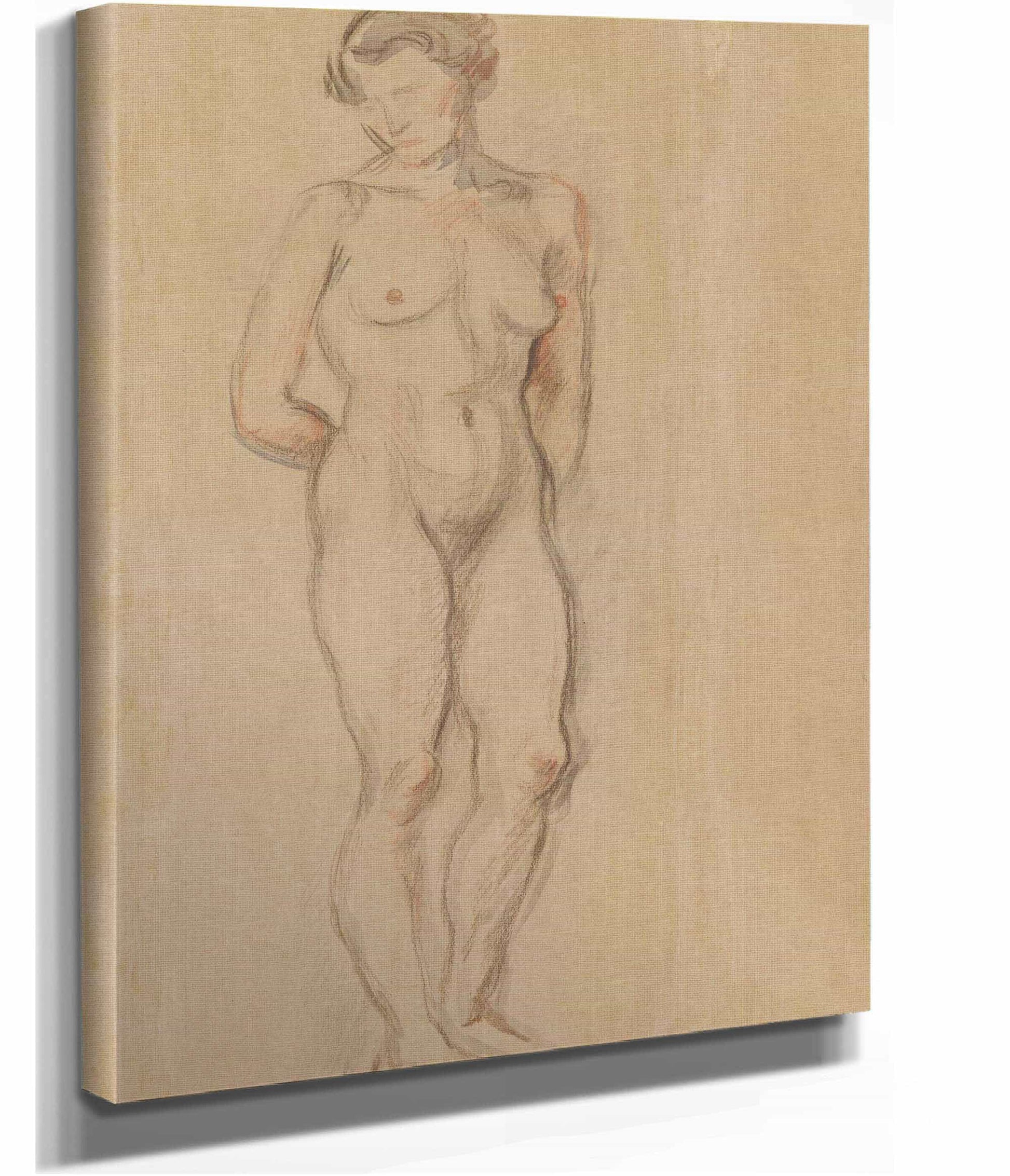Standing Nude by Zygmunt Waliszewski