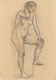 Standing Nude  by Zygmunt Waliszewski