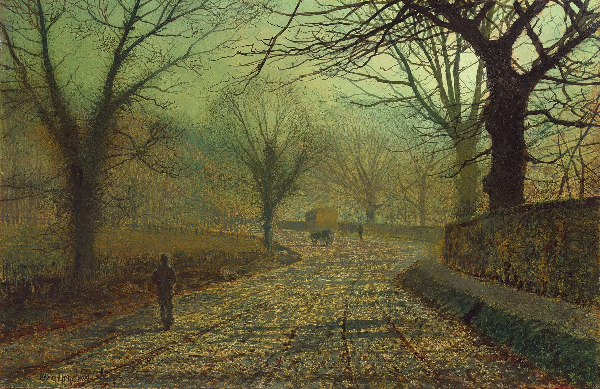 Stapleton Park Near Pontefract by John Atkinson Grimshaw
