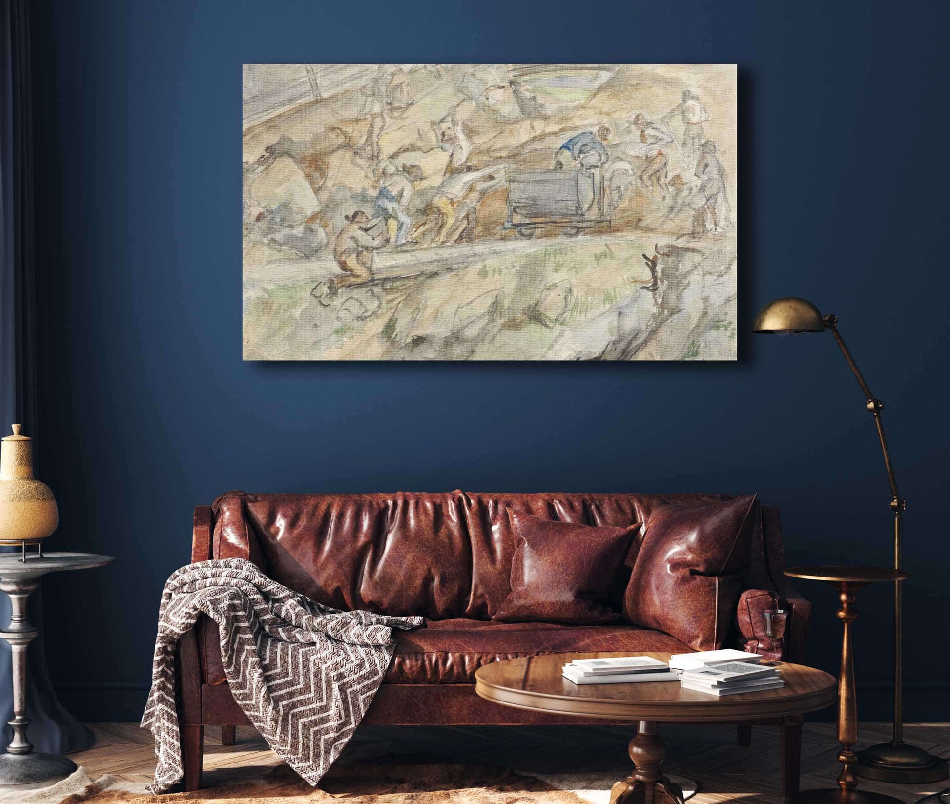 Steengroeve Bij Pontresina by Jozef Israels