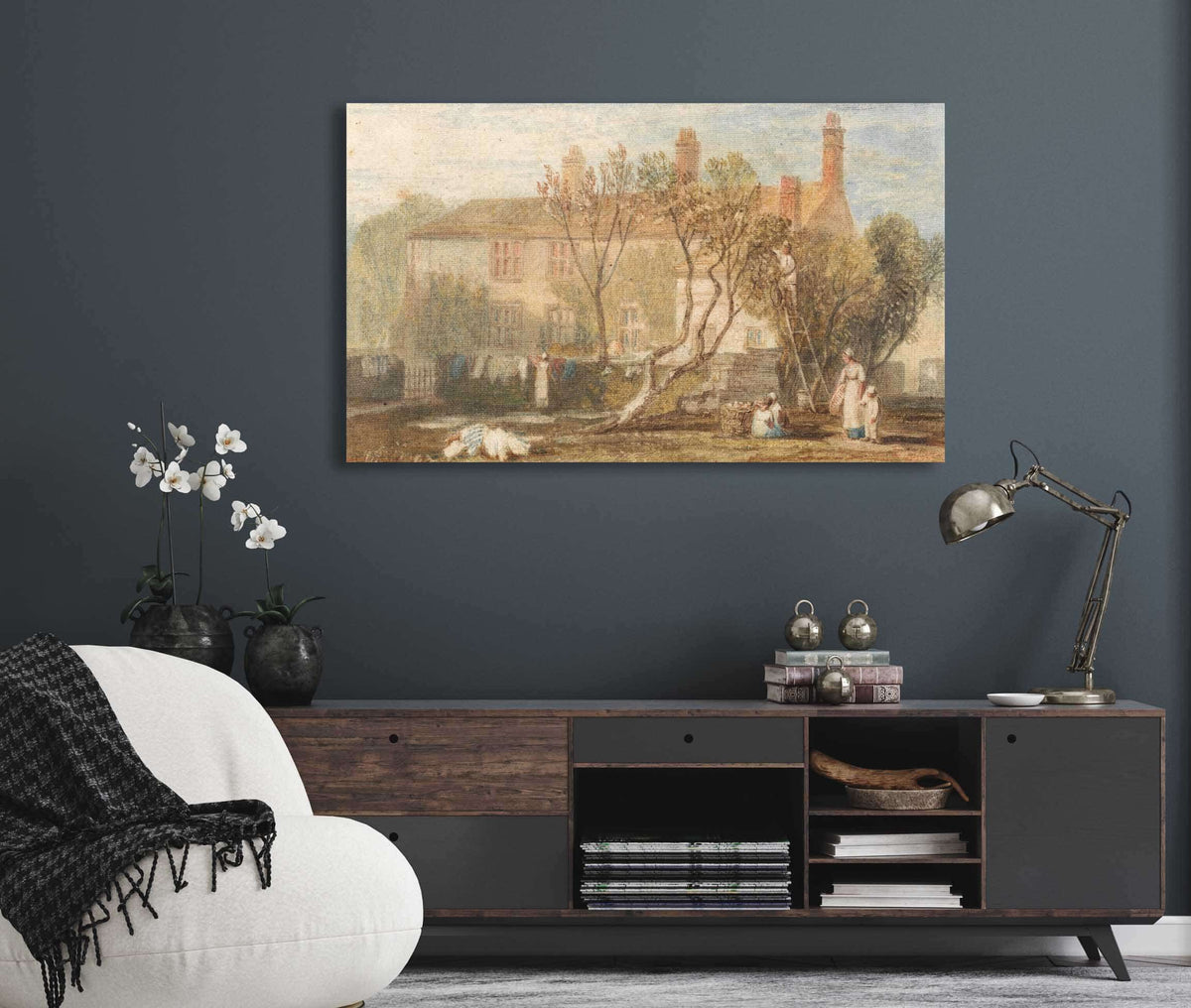 Steeton Manor House Near Farnley Between And by Joseph Mallord William Turner