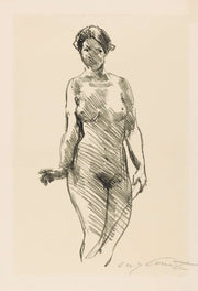 Stehender Akt by Lovis Corinth