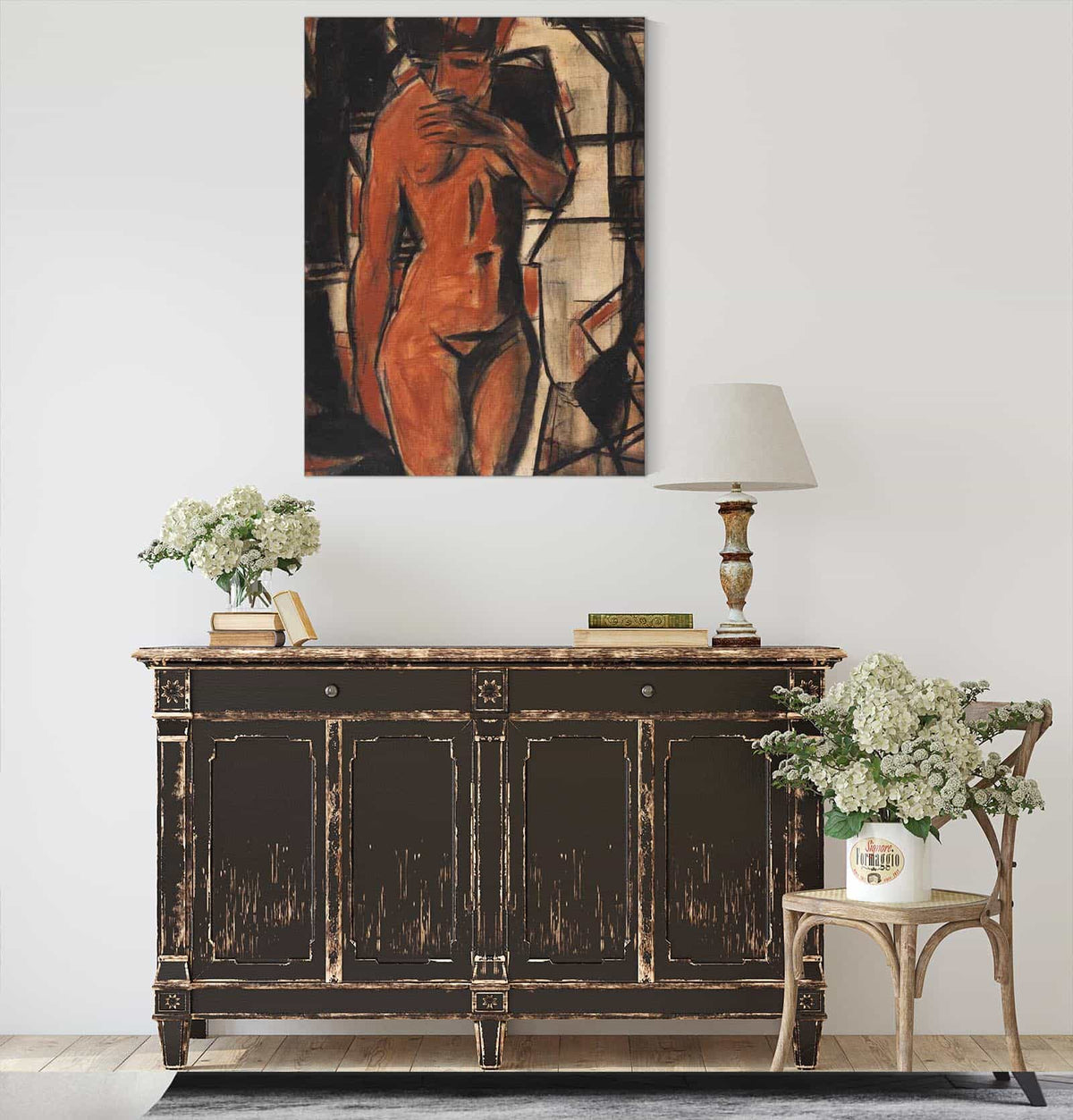 Stehender Weiblicher Akt by Christian Rohlfs