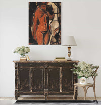 Stehender Weiblicher Akt by Christian Rohlfs