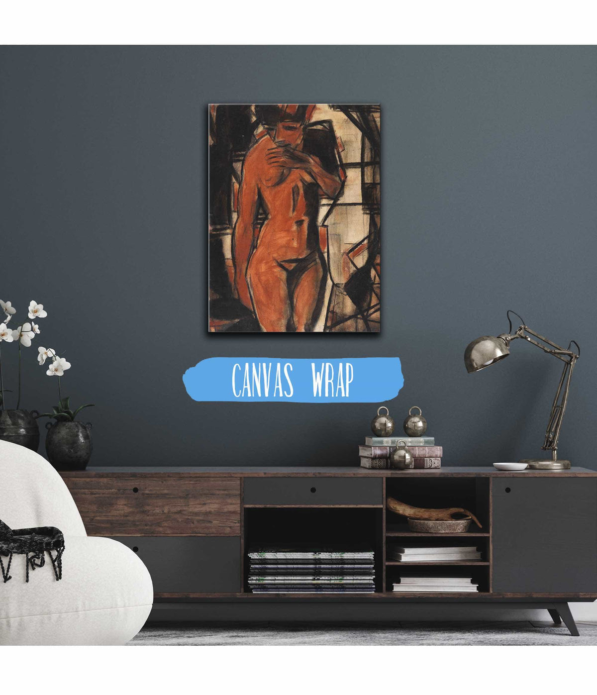 Stehender Weiblicher Akt by Christian Rohlfs