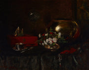 Still Life Brass Bowl by William Merritt Chase